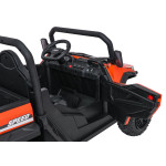Elektrické autíčko Farmer Truck X-POWER - dvojmiestne, oranžové